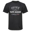 Maillot de Sport Homme Traffic Manager - T-Shirt Respirant Polyester Manches Courtes - Cadeau Sportif Anniversaire Noël Fête des Pères