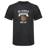 Maillot de Sport Homme Lire Sexagenaire Homme - T-Shirt Respirant Polyester Manches Courtes - Cadeau Sportif Anniversaire Noël Fête des Pères
