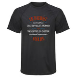 Maillot de Sport Homme pour Un Jardinier Aussi Genial - T-Shirt Respirant Polyester Manches Courtes - Cadeau Sportif Anniversaire Noël Fête des Pères