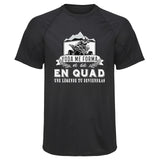 Maillot de Sport Homme Quad Une Legende Tu Deviendras - T-Shirt Respirant Polyester Manches Courtes - Cadeau Sportif Anniversaire Noël Fête des Pères