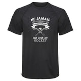 Maillot de Sport Homme Hockey Copie Quinquagenaire Homme - T-Shirt Respirant Polyester Manches Courtes - Cadeau Sportif Anniversaire Noël Fête des Pères