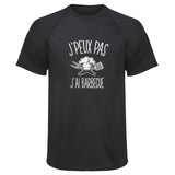 Maillot de Sport Homme Barbecue Copie Jpeux Pas - T-Shirt Respirant Polyester Manches Courtes - Cadeau Sportif Anniversaire Noël Fête des Pères