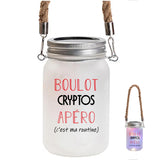 Lanterne Cryptomonnaies Irremplaçable | Lampe Jardin Idée Décoration Cadeau