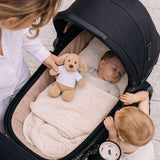 Doudou bébé Chien Ma Mission Yoga avec Marraine Peluche Cadeau Naissance Nouveau né Fille garçon Baby Shower