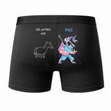 Caleçon AVS Les Autres vs Moi - Dos - Humour Boxer Coton Motif Métier Idée Cadeau Anniversaire Noël Homme