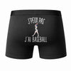 Caleçon J'peux Pas J'Ai Baseball - Humour Boxer Coton Idée Cadeau