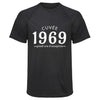 Maillot de Sport Homme 1969 Cuvee Grand Cru - T-Shirt Respirant Polyester Manches Courtes - Cadeau Sportif Anniversaire Noël Fête des Pères