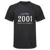 Maillot de Sport Homme 2001 Cuvee Grand Cru - T-Shirt Respirant Polyester Manches Courtes - Cadeau Sportif Anniversaire Noël Fête des Pères