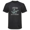 Maillot de Sport Homme Saut en Parachute Copie Jpeux Pas - T-Shirt Respirant Polyester Manches Courtes - Cadeau Sportif Anniversaire Noël Fête des Pères