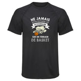 Maillot de Sport Homme Basket Octogenaire Homme - T-Shirt Respirant Polyester Manches Courtes - Cadeau Sportif Anniversaire Noël Fête des Pères