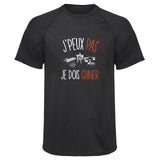 Maillot de Sport Homme Chiner Copie Jpeux Pas - T-Shirt Respirant Polyester Manches Courtes - Cadeau Sportif Anniversaire Noël Fête des Pères