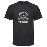Maillot de Sport Homme Jpeux Pas Muscu Copie Jpeux Pas - T-Shirt Respirant Polyester Manches Courtes - Cadeau Sportif Anniversaire Noël Fête des Pères