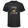Maillot de Sport Homme Capoeira Copie Jpeux Pas - T-Shirt Respirant Polyester Manches Courtes - Cadeau Sportif Anniversaire Noël Fête des Pères