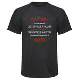 Maillot de Sport Homme pour Un Constant Aussi Genial - T-Shirt Respirant Polyester Manches Courtes - Cadeau Sportif Anniversaire Noël Fête des Pères
