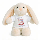 Peluche Lapin Bébé Doudou Futur Meilleur Assistant Maternel Cadeau Naissance Garçon Nouveau-Né Baby Shower