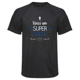 Maillot de Sport Homme pour Oncle Super - T-Shirt Respirant Polyester Manches Courtes - Cadeau Sportif Anniversaire Noël Fête des Pères