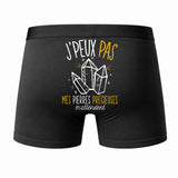 Caleçon J'peux Pas J'Ai Pierres Précieuses - Humour Boxer Coton Idée Cadeau