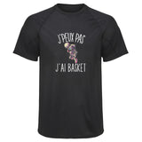 Maillot de Sport Homme Basketball Copie Jpeux Pas - T-Shirt Respirant Polyester Manches Courtes - Cadeau Sportif Anniversaire Noël Fête des Pères