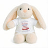 Peluche Lapin Bébé Doudou Futur Meilleur Expert Comptable Cadeau Naissance Garçon Nouveau-Né Baby Shower