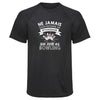 Maillot de Sport Homme Bowling Septuagenaire Homme - T-Shirt Respirant Polyester Manches Courtes - Cadeau Sportif Anniversaire Noël Fête des Pères