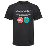 Maillot de Sport Homme Trompette - T-Shirt Respirant Polyester Manches Courtes - Cadeau Sportif Anniversaire Noël Fête des Pères