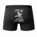 Caleçon J'peux Pas J'Ai Karaté - Humour Boxer Coton Idée Cadeau