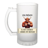 Idée Mug Cadeau Travail Métier Humour Collègue Femme Anniversaire Noël (Taureau, Chope)