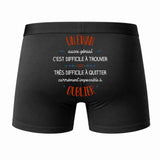 Caleçon Un Ewan Aussi génial - Dos - Humour Boxer Coton Motif Métier Idée Cadeau Anniversaire Noël Homme