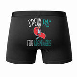 Caleçon J'peux Pas J'Ai Aide Ménagère - Humour Boxer Coton Idée Cadeau