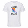 Maillot de Sport Homme pour Merci Cyclisme Coach - T-Shirt Respirant Polyester Manches Courtes - Cadeau Sportif Anniversaire Noël Fête des Pères
