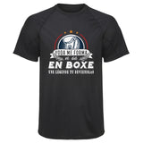 Maillot de Sport Homme Boxe Une Legende Tu Deviendras - T-Shirt Respirant Polyester Manches Courtes - Cadeau Sportif Anniversaire Noël Fête des Pères