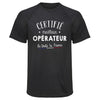 Maillot de Sport Homme Operateur - T-Shirt Respirant Polyester Manches Courtes - Cadeau Sportif Anniversaire Noël Fête des Pères