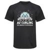 Maillot de Sport Homme Curling Une Legende Tu Deviendras - T-Shirt Respirant Polyester Manches Courtes - Cadeau Sportif Anniversaire Noël Fête des Pères