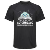 Maillot de Sport Homme Curling Une Legende Tu Deviendras - T-Shirt Respirant Polyester Manches Courtes - Cadeau Sportif Anniversaire Noël Fête des Pères