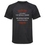 Maillot de Sport Homme pour Un Grutier Aussi Genial - T-Shirt Respirant Polyester Manches Courtes - Cadeau Sportif Anniversaire Noël Fête des Pères