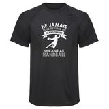 Maillot de Sport Homme Handball Sexagenaire Sexagenaire Homme - T-Shirt Respirant Polyester Manches Courtes - Cadeau Sportif Anniversaire Noël Fête des Pères