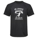 Maillot de Sport Homme Handball Octogenaire Octogenaire Homme - T-Shirt Respirant Polyester Manches Courtes - Cadeau Sportif Anniversaire Noël Fête des Pères