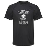 Maillot de Sport Homme Cuisine Jpeux Pas Jpeux Pas - T-Shirt Respirant Polyester Manches Courtes - Cadeau Sportif Anniversaire Noël Fête des Pères