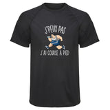 Maillot de Sport Homme Course a Pied Copie Jpeux Pas - T-Shirt Respirant Polyester Manches Courtes - Cadeau Sportif Anniversaire Noël Fête des Pères