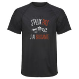 Maillot de Sport Homme Brocante Copie Jpeux Pas - T-Shirt Respirant Polyester Manches Courtes - Cadeau Sportif Anniversaire Noël Fête des Pères