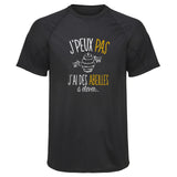 Maillot de Sport Homme Abeilles Apiculture Copie Jpeux Pas - T-Shirt Respirant Polyester Manches Courtes - Cadeau Sportif Anniversaire Noël Fête des Pères