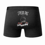 Caleçon J'peux Pas J'Ai Longboard - Humour Boxer Coton Idée Cadeau