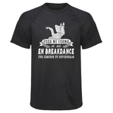 Maillot de Sport Homme Breakdance Une Legende Tu Deviendras - T-Shirt Respirant Polyester Manches Courtes - Cadeau Sportif Anniversaire Noël Fête des Pères