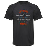 Maillot de Sport Homme pour Un Gervais Aussi Genial - T-Shirt Respirant Polyester Manches Courtes - Cadeau Sportif Anniversaire Noël Fête des Pères