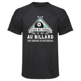 Maillot de Sport Homme Billard Une Legende Tu Deviendras - T-Shirt Respirant Polyester Manches Courtes - Cadeau Sportif Anniversaire Noël Fête des Pères