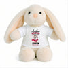 Peluche Lapin Bébé Doudou Apolline Humour Changez Couches Cadeau Naissance Fille Nouveau-Né Baby Shower