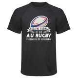 Maillot de Sport Homme Rugby Une Legende Tu Deviendras - T-Shirt Respirant Polyester Manches Courtes - Cadeau Sportif Anniversaire Noël Fête des Pères