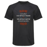 Maillot de Sport Homme pour Un Bruno Aussi Genial - T-Shirt Respirant Polyester Manches Courtes - Cadeau Sportif Anniversaire Noël Fête des Pères