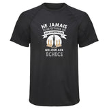 Maillot de Sport Homme Echecs Copie Quarantenaire Homme - T-Shirt Respirant Polyester Manches Courtes - Cadeau Sportif Anniversaire Noël Fête des Pères