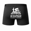 Caleçon Une légende Te Forma Duathlon - Dos - Humour Boxer Coton Motif Métier Idée Cadeau Anniversaire Noël Homme